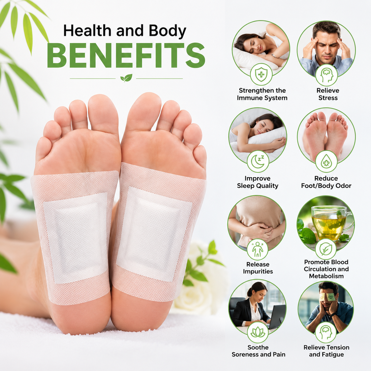 Herbal Renewal Sole Pads | Buy 1 Get 19 Free