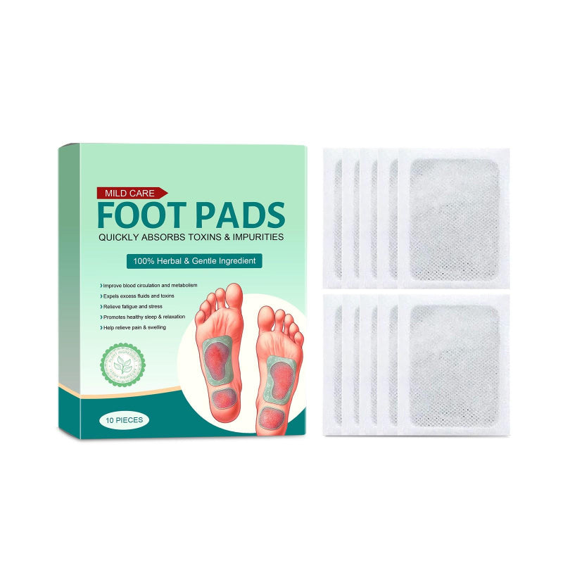 100% Merbal & Gentle Ingredient Detox Foot Pads NT(1 BOX = 20 PATCHES-BUY 1 GET 3 FREE)