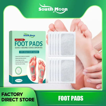 100% Merbal & Gentle Ingredient Detox Foot Pads NT(1 BOX = 20 PATCHES-BUY 1 GET 3 FREE)