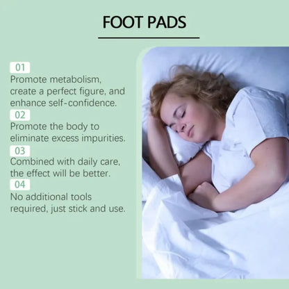 100% Merbal & Gentle Ingredient Detox Foot Pads NT(1 BOX = 20 PATCHES-BUY 1 GET 3 FREE)