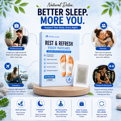 Rest & Refresh™ Foot Patches | Buy 1 Get 19 Free  🌿